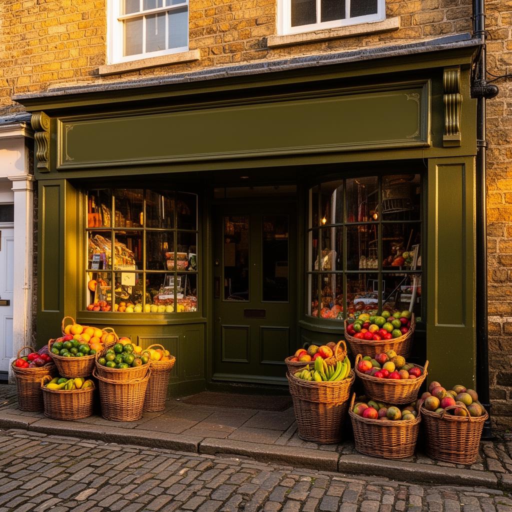 Fodder Wholefoods shopfront on Church Street, Hereford
